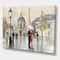Designart - Love in Paris I - Romantic French Country Gallery-wrapped Canvas